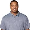 imageColumbia Mens Tech Trail Utility PoloCollegiate Navy Heather