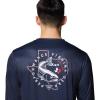 imageColumbia Mens Terminal Tackle PFG Statetriot Long SleeveColl NavyClean Line Pride Tx Redfish