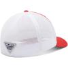 imageColumbia PFG Fish Flag Mesh Ball CapHighRed Spark  Alabama Flag