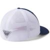 imageColumbia Unisex Pfg logo Mesh Ball CapCarbon  White  Red Spark Bass
