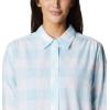 imageColumbia Womens Camp Henry Iii Ls ShirtSpring BlueBuffalo Check