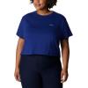imageColumbia Womens North Cascades Cropped TeeDark SapphireCsc Branded Gradient