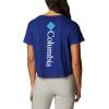 imageColumbia Womens North Cascades Cropped TeeDark SapphireCsc Branded Gradient