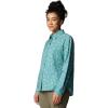 imageColumbia Womens Silver Ridge Utility Patterned Long Sleeve ShirtTeal Deserted