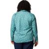 imageColumbia Womens Silver Ridge Utility Patterned Long Sleeve ShirtTeal Deserted