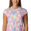 imageColumbia Womens Summerdry Short Sleeve Printed TeeWhiteFloriated