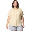 imageColumbia Womens Tamiami II Plus Size Short Sleeve ShirtLemon Wash