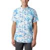 Azure Magnolia Floral Print