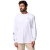 imageColumbia Mens Terminal Tackle PFG Statetriot Long SleeveWhiteClean Line Pride Tx Redfish