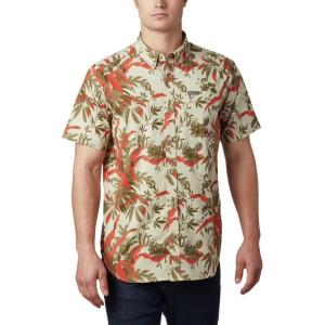 imageColumbia Mens Rapid Rivers Printed Short Sleeve ShirtFossil Magnolia Floral Print