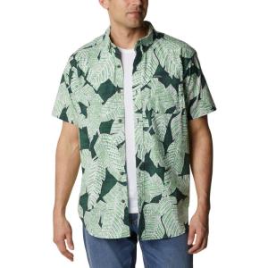 imageColumbia Mens Rapid Rivers Printed Short Sleeve ShirtRain Forest Its Bananas Print
