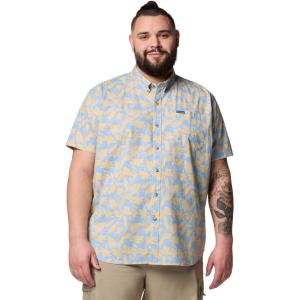 imageColumbia Mens Rapid Rivers Printed Short Sleeve ShirtRipple Blue Vined