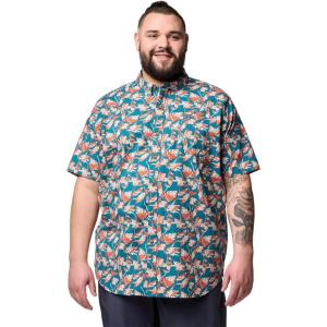 imageColumbia Mens Rapid Rivers Printed Short Sleeve ShirtRiver Blue Vined