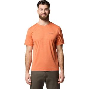 imageColumbia Mens Sage Peak Knit Short Sleeve CrewTuscan Heather