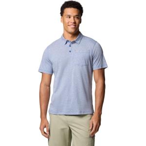 imageColumbia Mens Thistletown Hills Pocket PoloMountain Blue Heather