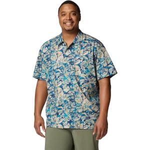 imageColumbia Mens Trollers Best Short Sleeve ShirtBlue Echo Wild Caught