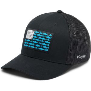 imageColumbia PFG Fish Flag Mesh Ball CapHighBlackOcean BlueTrout