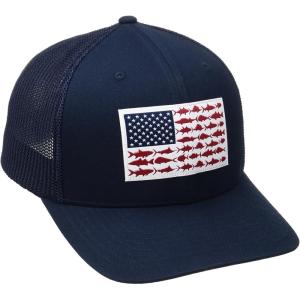 imageColumbia Sportswear PFG Mesh Ball CapCollegiate Navy Fish Flag