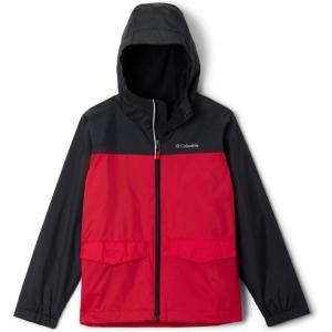 imageColumbia Unisexchild RainZilla II JacketBlackMountain Red