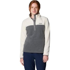 imageColumbia Womens Benton Springs Half Snap Pull Over IiCity Grey HeatherChalk