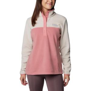 imageColumbia Womens Benton Springs Half Snap Pull Over IiDark StonePink Agave