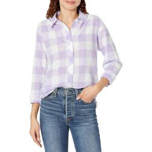 imageColumbia Womens Camp Henry Iii Ls ShirtFrosted PurpleBuffalo Check