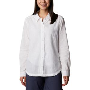 imageColumbia Womens Camp Henry Iii Ls ShirtWhite Chambray