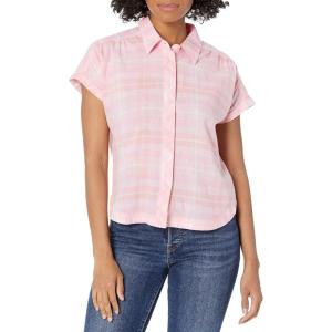 imageColumbia Womens Camp Henry Iv Short Sleeve ShirtWild RoseMulti Plaid