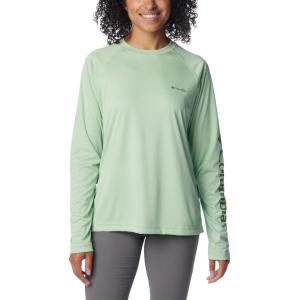 imageColumbia Womens Fork Stream Long Sleeve ShirtSage LeafCanteen Logo