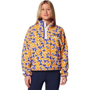 imageColumbia Womens Helvetia Ii Printed Cropped Half SnapSunstone Retroscape