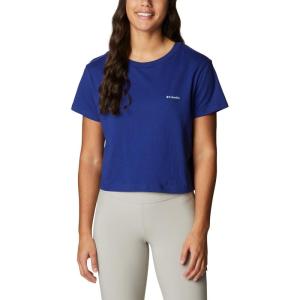 imageColumbia Womens North Cascades Cropped TeeDark SapphireCsc Branded Gradient