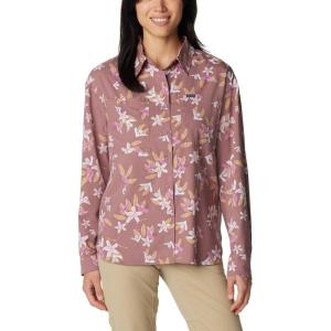 imageColumbia Womens Silver Ridge Utility Patterned Long Sleeve ShirtFig Tiger Lilies