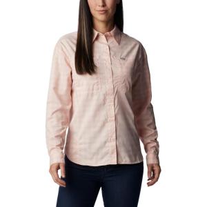 imageColumbia Womens Silver Ridge Utility Patterned Long Sleeve ShirtPeach BlossomPeak Plaid