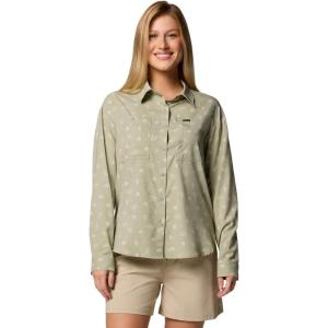 imageColumbia Womens Silver Ridge Utility Patterned Long Sleeve ShirtSafari Deserted