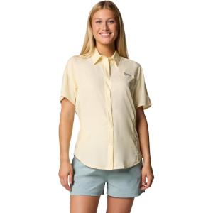 imageColumbia Womens Tamiami II Plus Size Short Sleeve ShirtLemon Wash