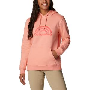 imageColumbia Womens Trek Graphic HoodieCoral ReefRainbow