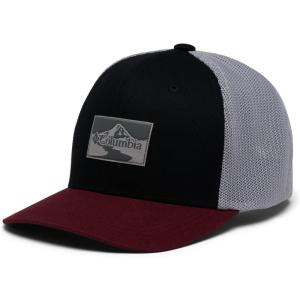 imageColumbia unisexadult Rugged Outdoor Mesh HatBlackRed Onion Peak2river