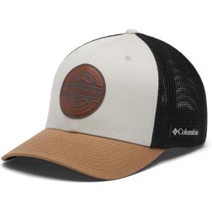 imageColumbia unisexadult Rugged Outdoor Mesh HatDark StoneBlackDeltaCircle Logo