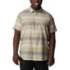 imageColumbia Mens Big ampamp Tall Rapid Rivers Novelty Short SleeveAncient Fossil Scattered Stripe