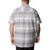 imageColumbia Mens Big ampamp Tall Rapid Rivers Novelty Short SleeveColumbia Grey Scattered Stripe