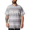 imageColumbia Mens Big ampamp Tall Rapid Rivers Novelty Short SleeveColumbia Grey Scattered Stripe