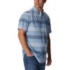 imageColumbia Mens Big ampamp Tall Rapid Rivers Novelty Short SleeveJet Stream Scattered Stripe