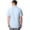 imageColumbia Mens Big ampamp Tall Rapid Rivers Novelty Short SleeveRipple Blue Diamond Dobby Chambray