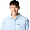 imageColumbia Mens Big ampamp Tall Rapid Rivers Novelty Short SleeveRipple Blue Diamond Dobby Chambray