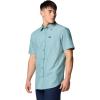 imageColumbia Mens Big ampamp Tall Rapid Rivers Novelty Short SleeveRiver Blue Diamond Dobby Chambray
