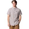 imageColumbia Mens Big ampamp Tall Rapid Rivers Novelty Short SleeveStone Green Diamond Dobby Chambray