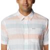 imageColumbia Mens Big ampamp Tall Rapid Rivers Novelty Short SleeveWhite Scattered Stripe