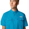 imageColumbia Mens Blood and Guts V Short Sleeve ShirtBlue Echo