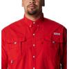 imageColumbia Mens Discontinued PFG Bahama II Long Sleeve ShirtRed Spark