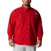 imageColumbia Mens Discontinued PFG Bahama II Long Sleeve ShirtRed Spark